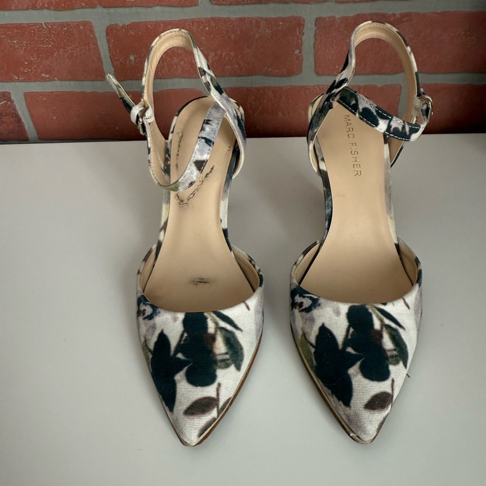 Marc Fisher Floral Heels